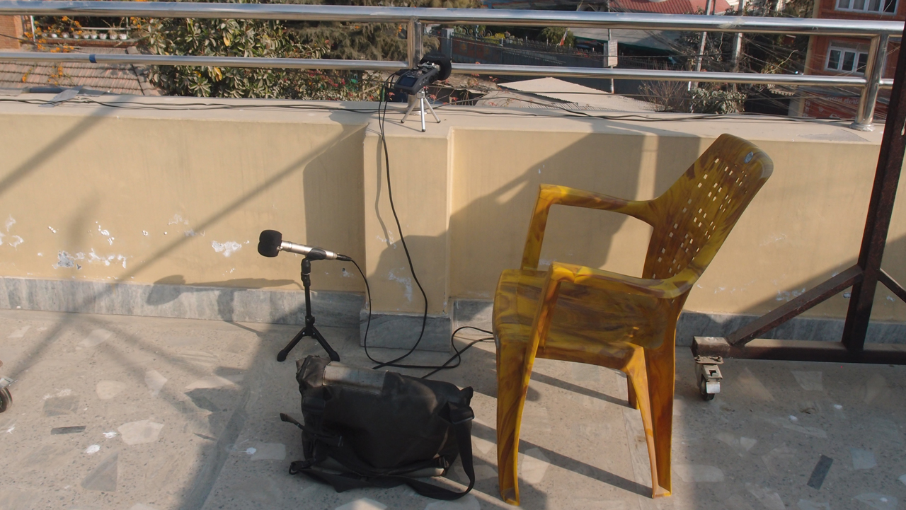 2018-01-20 15 Uhr - The Boudha Inn, Auf'm Dach (Audio, Foto, Video) 